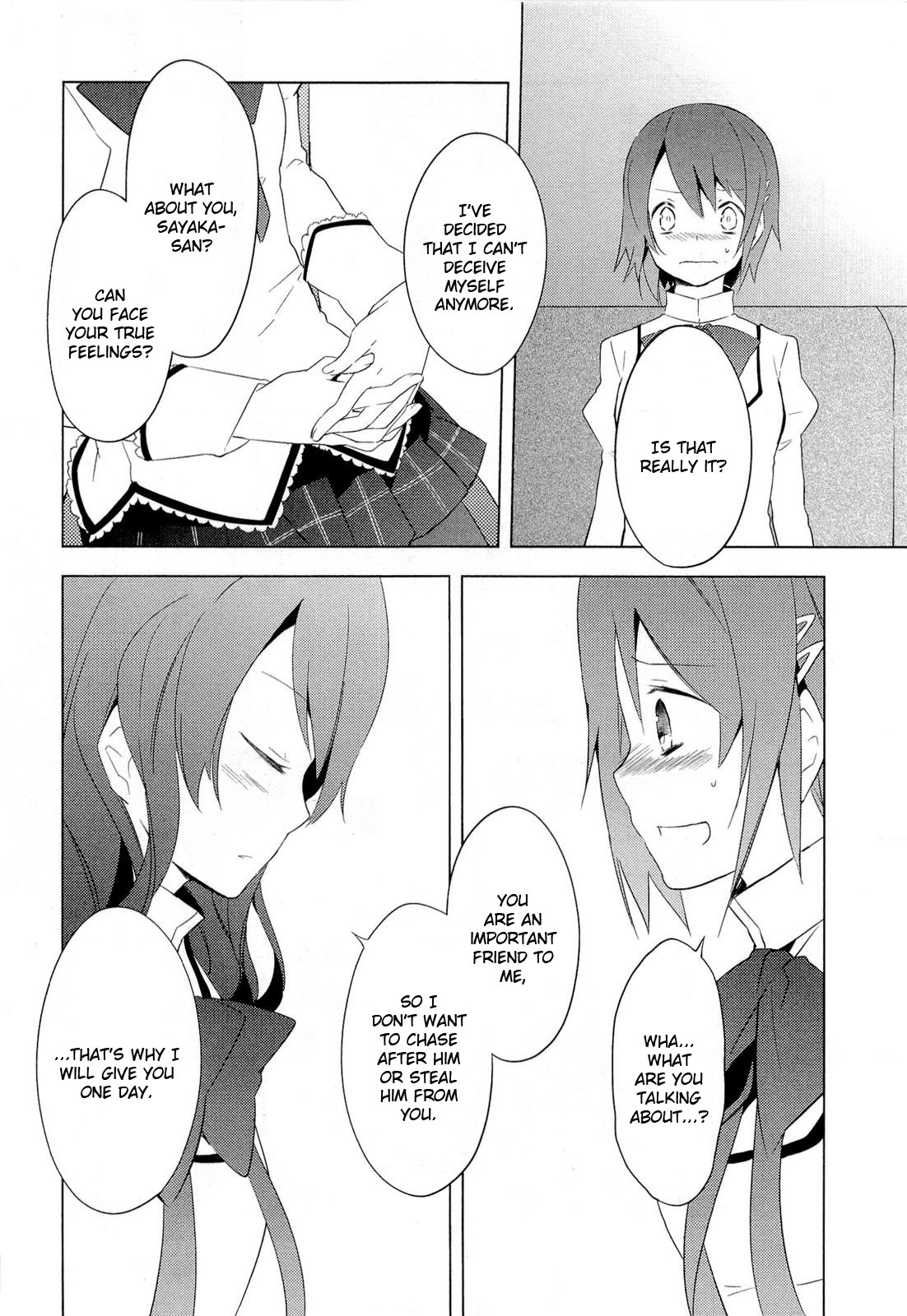 Mahou Shoujo Madoka★Magica Chapter 7 page 22 - Chapter 7: Can You Face Your True Feelings?