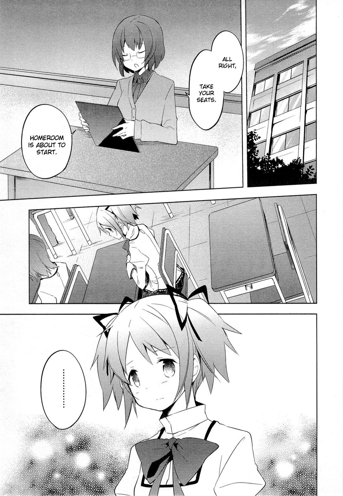 Mahou Shoujo Madoka★Magica Chapter 7 page 5 - Chapter 7: Can You Face Your True Feelings?