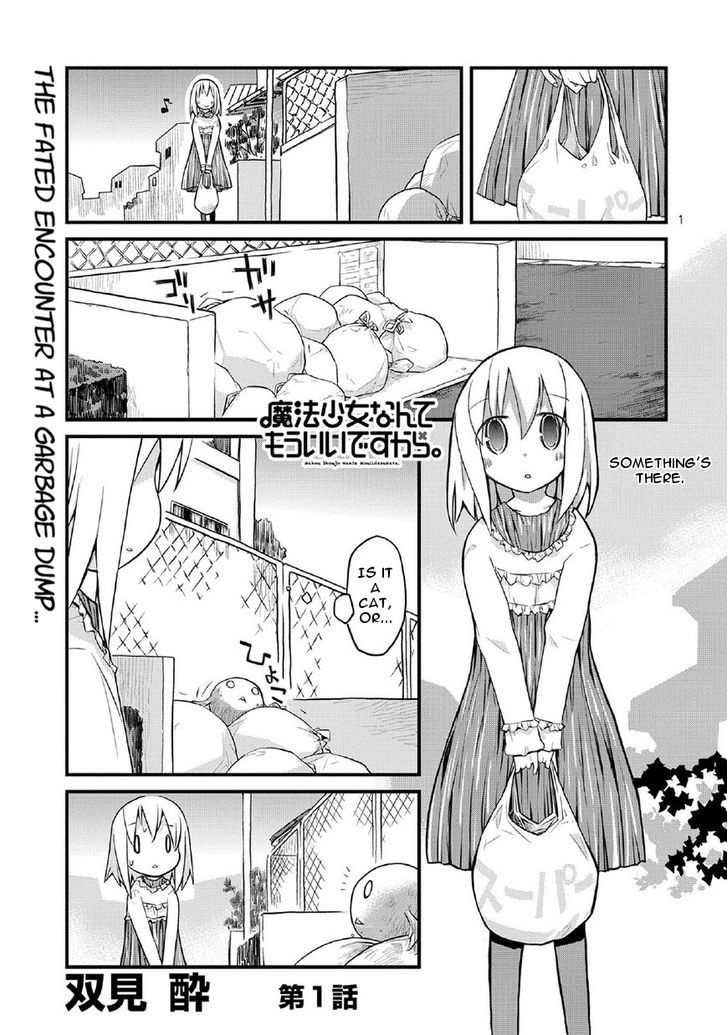 Mahou Shoujo Nante Mou Ii Desu Kara. Chapter 1 page 1 - Chapter 1