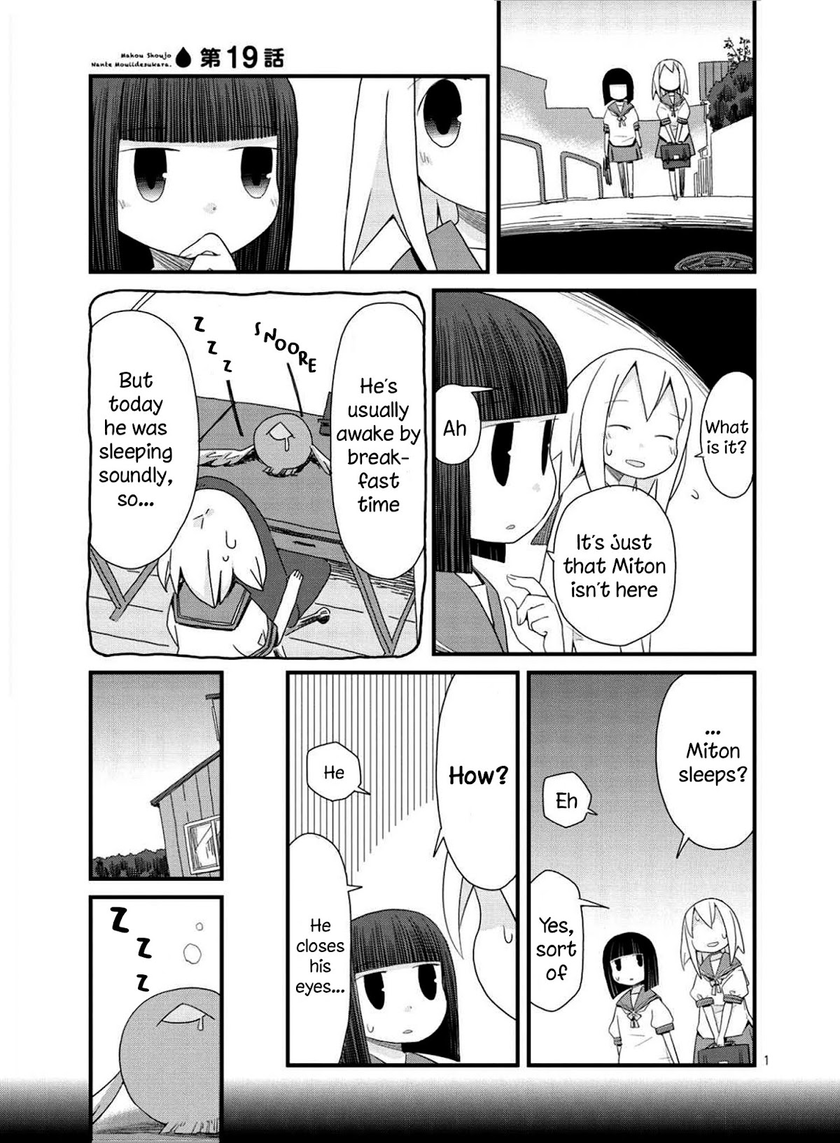 Mahou Shoujo Nante Mou Ii Desu Kara. Chapter 19 page 1 - Chapter 19