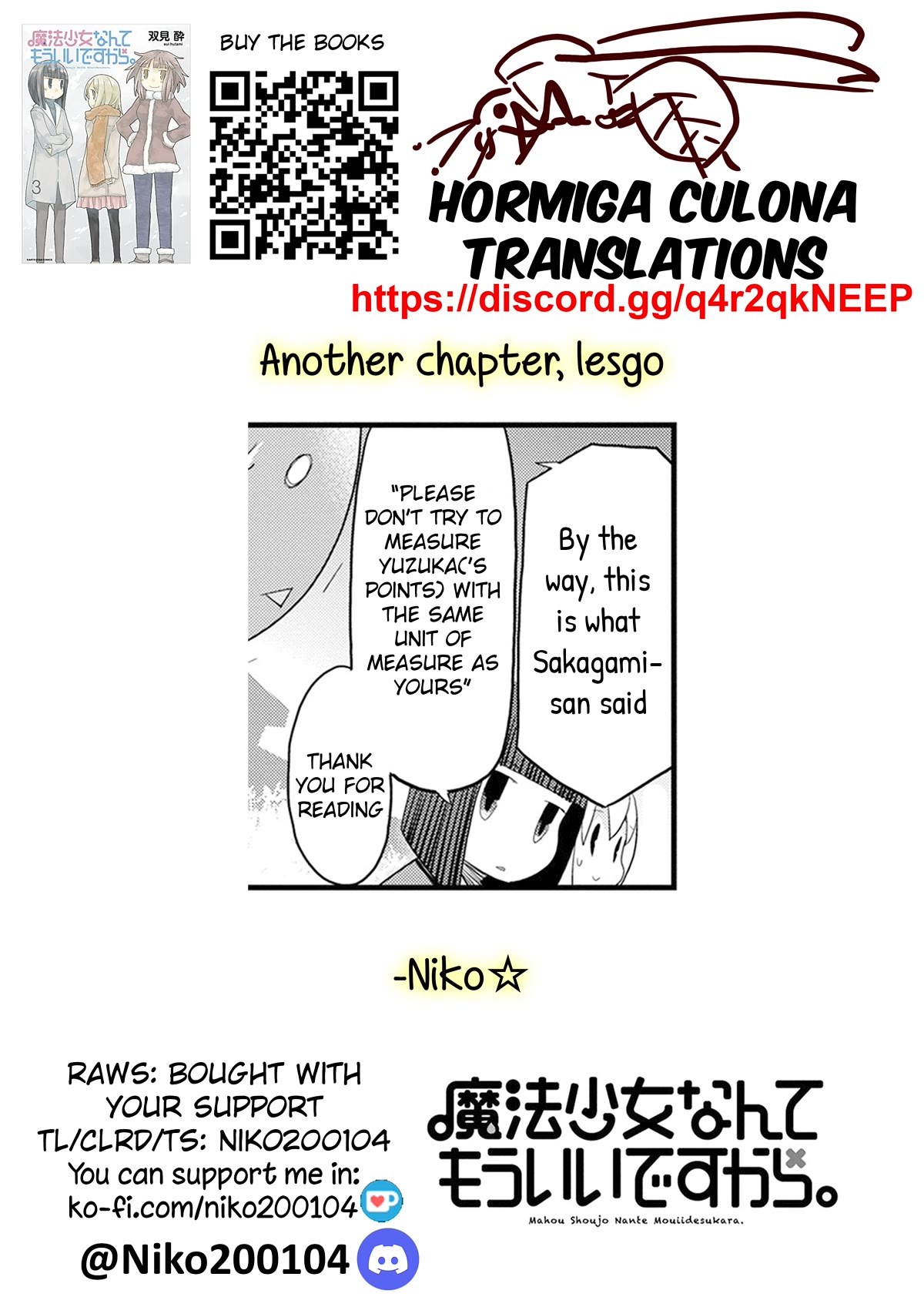 Mahou Shoujo Nante Mou Ii Desu Kara. Chapter 33 page 10 - Chapter 33