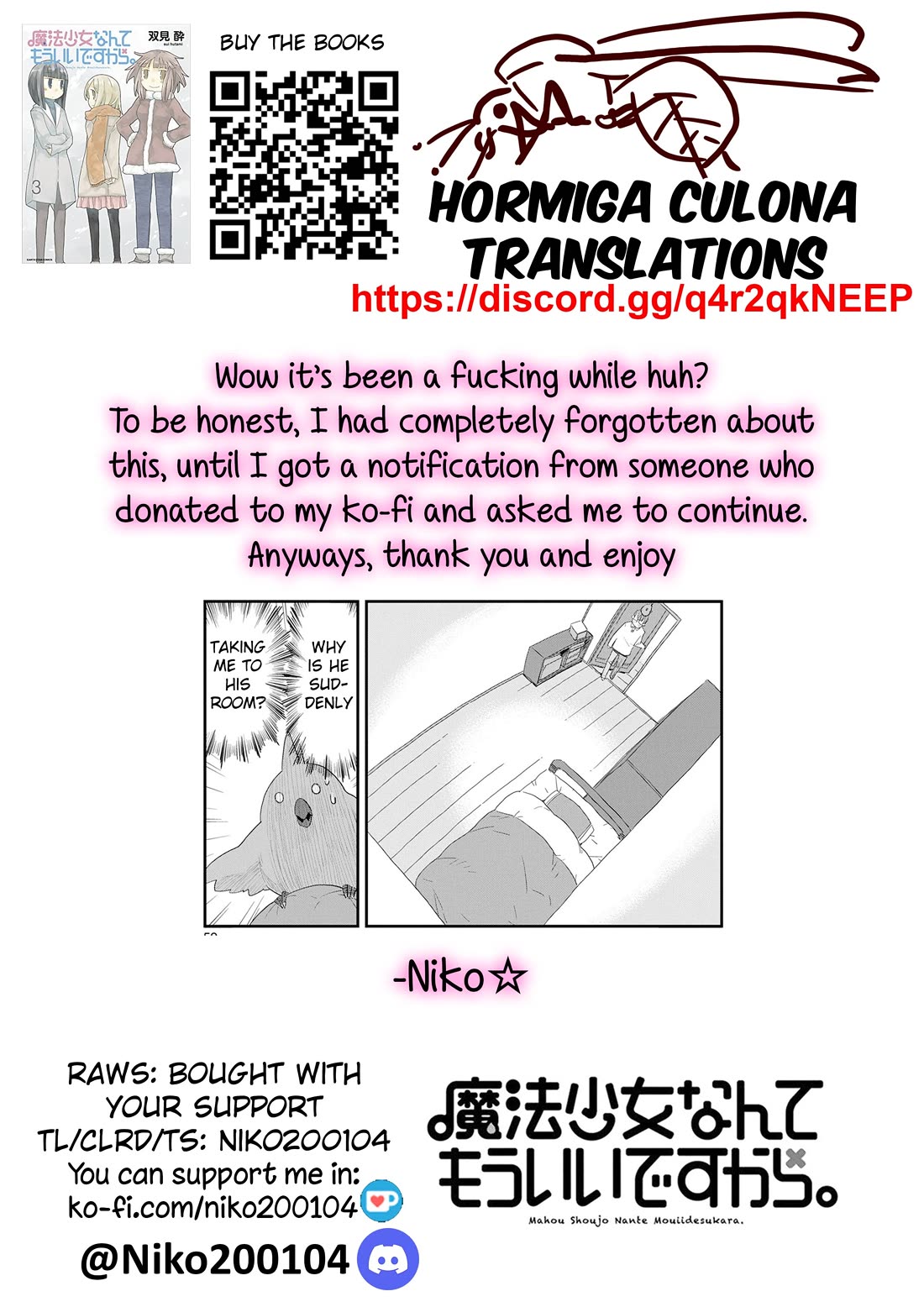 Mahou Shoujo Nante Mou Ii Desu Kara. Chapter 36 page 14 - Chapter 36