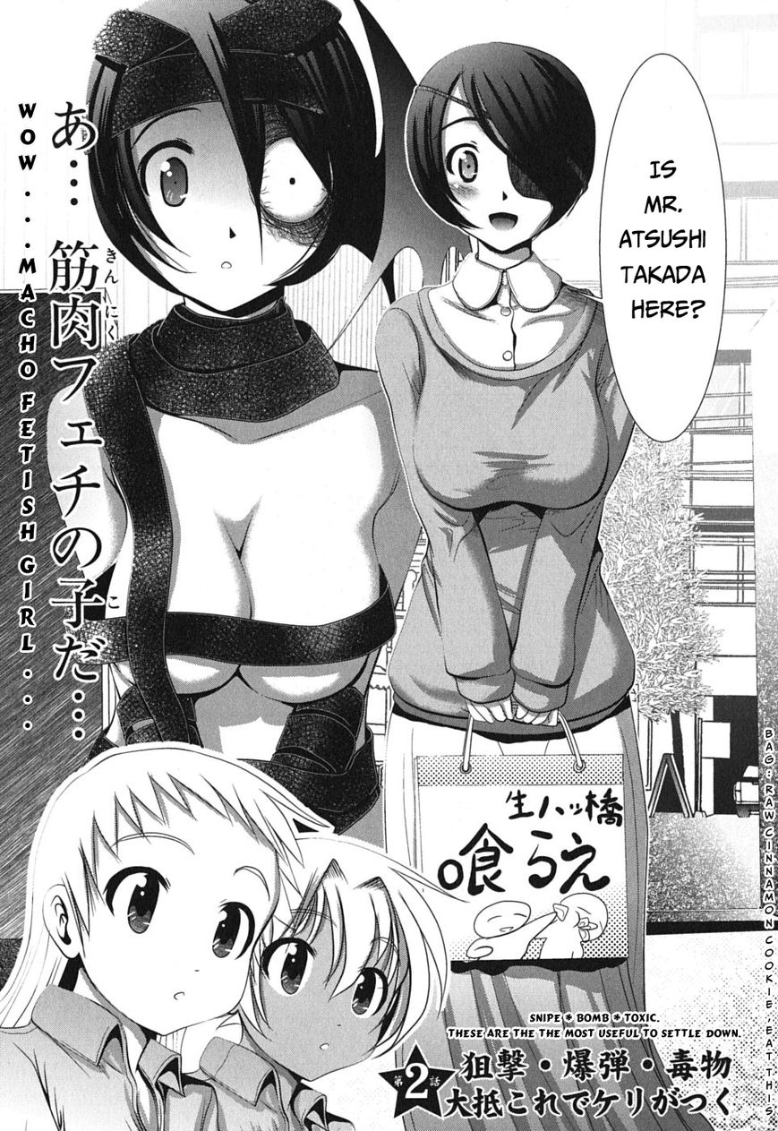 Mahou Shoujo Pretty Bell Chapter 2 page 2 - Chapter 2 : Snipe*Bomb*Toxic. These Are The Most Useful To Settle Down.