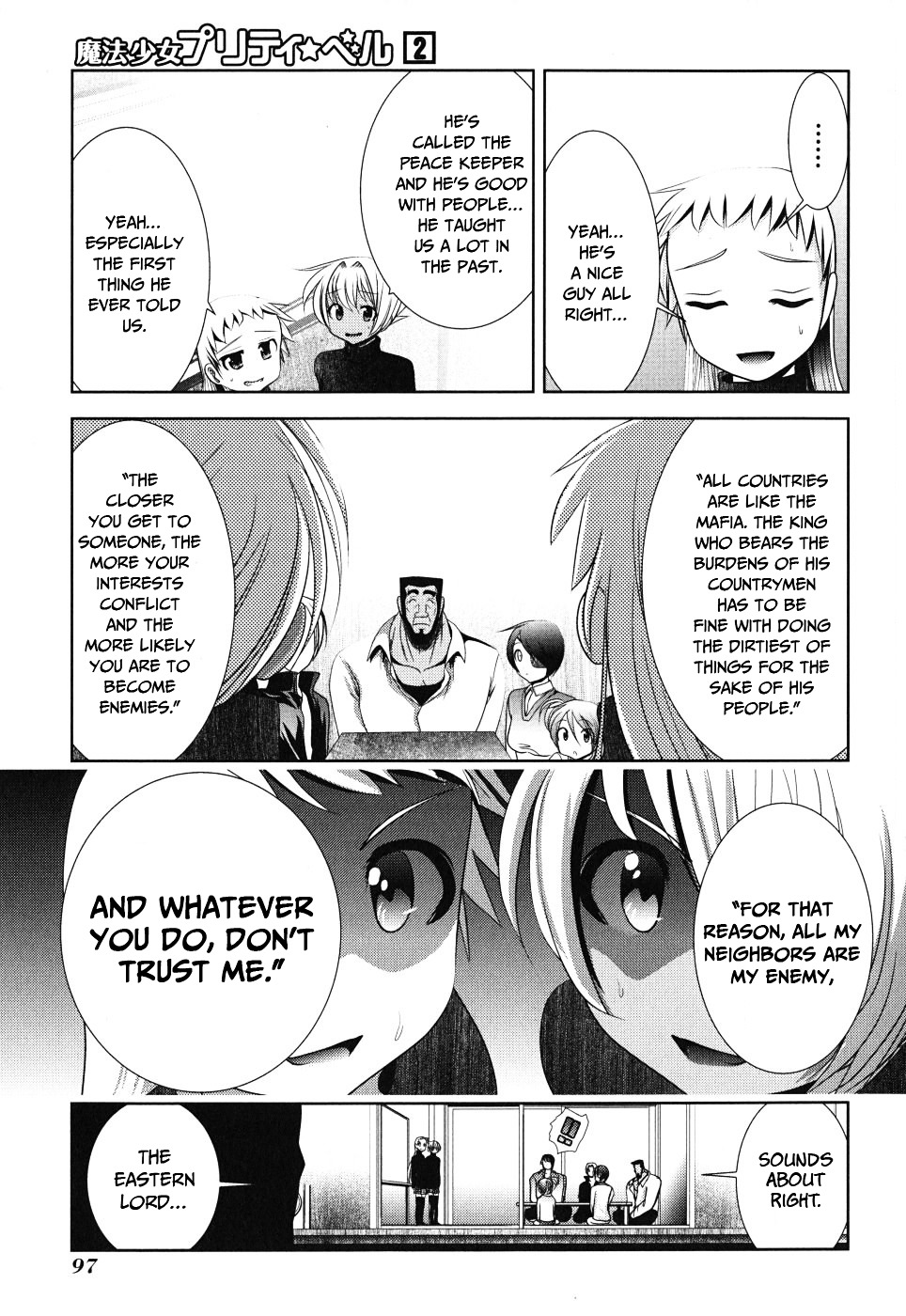 Mahou Shoujo Pretty Bell Chapter 7 page 9 - Chapter 7 : A Display of Force is Necessary Even at the Negotiating Table