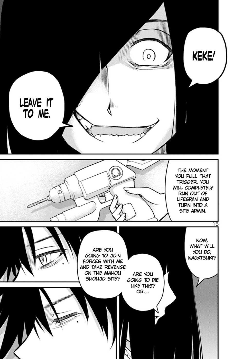 Mahou Shoujo Site Sept Chapter 10 page 15 - Chapter 10: last Shift - Nana