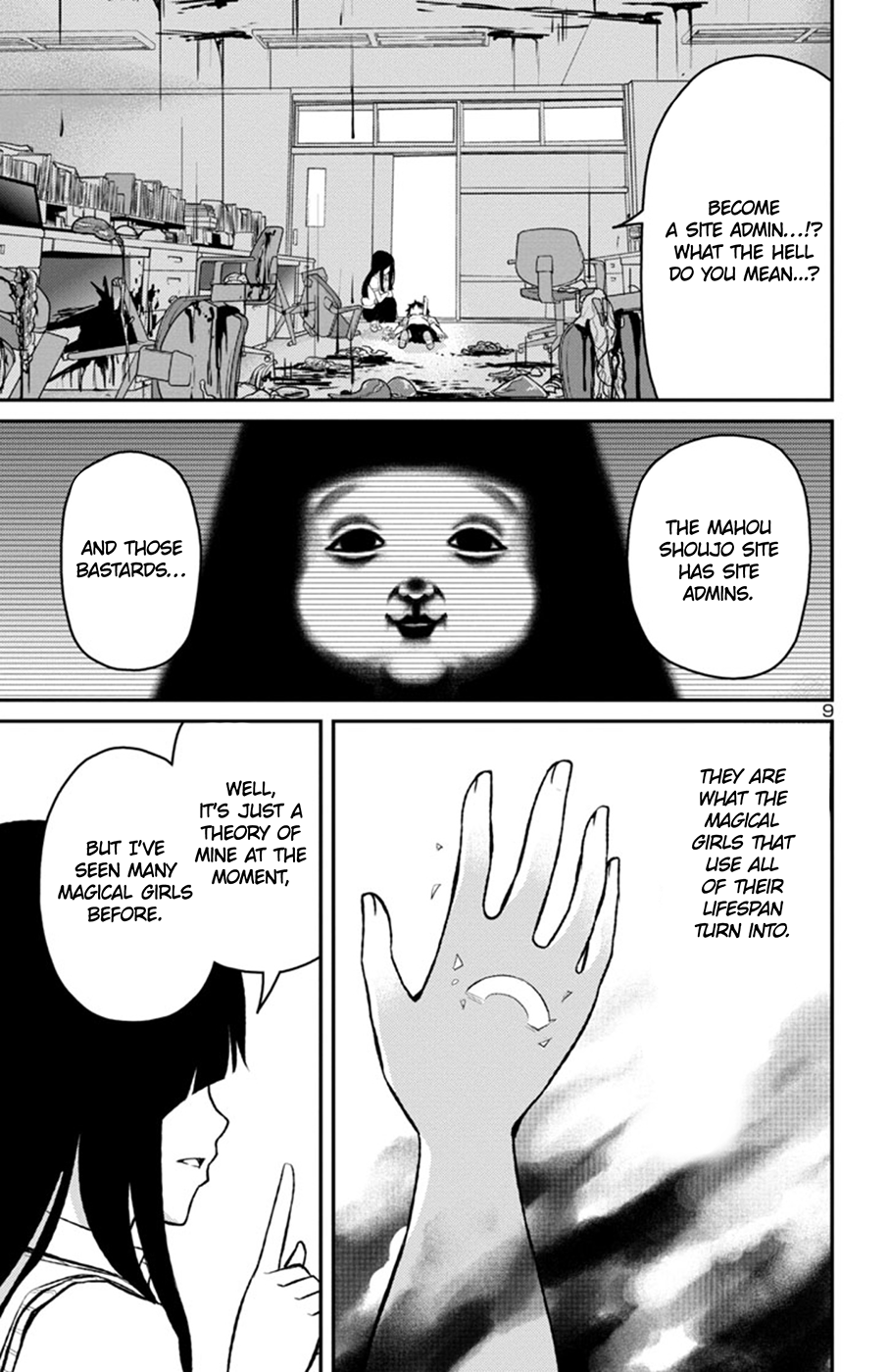 Mahou Shoujo Site Sept Chapter 10 page 9 - Chapter 10: last Shift - Nana