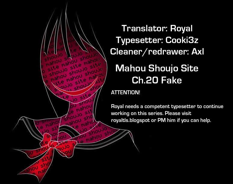 Mahou Shoujo Site Chapter 20 page 36 - Chapter 20 : ENTER 20. - Fake