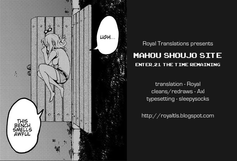 Mahou Shoujo Site Chapter 21 page 40 - Chapter 21 : ENTER.21 - The Time Remaining