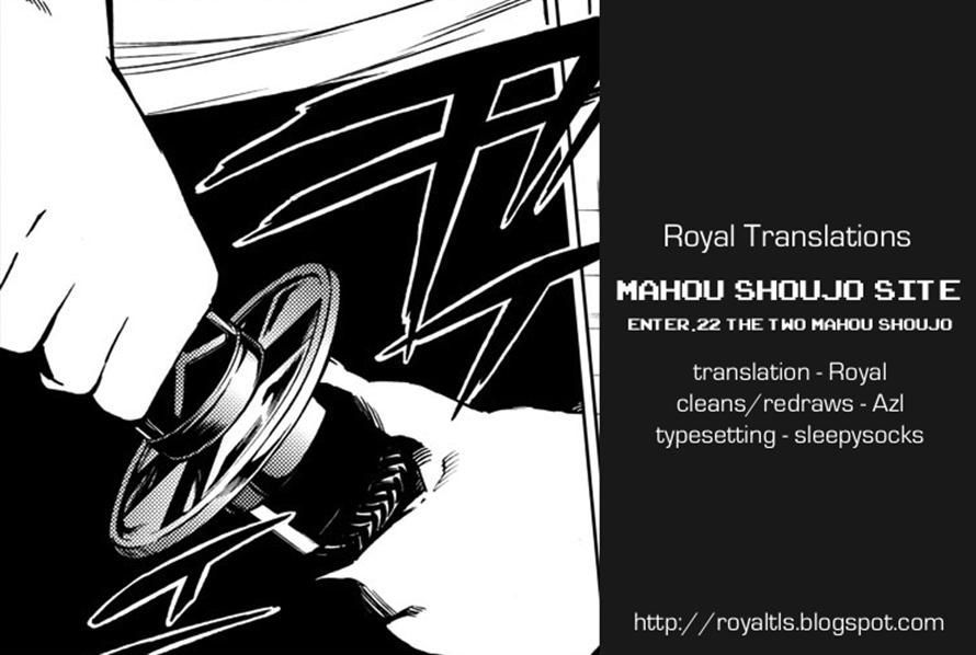 Mahou Shoujo Site Chapter 22 page 22 - Chapter 22 : ENTER.22 - The Two Mahou Shoujo