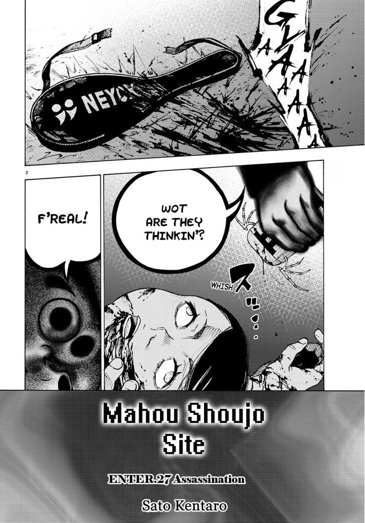 Mahou Shoujo Site Chapter 27 page 2 - Chapter 27 : ENTER.27 - Assassination