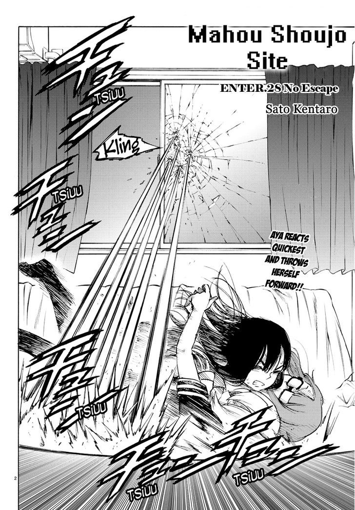 Mahou Shoujo Site Chapter 28 page 2 - Chapter 28 : ENTER.28 - No Escape