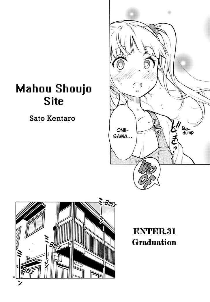 Mahou Shoujo Site Chapter 31 page 6 - Chapter 31 : ENTER.31 - Graduation