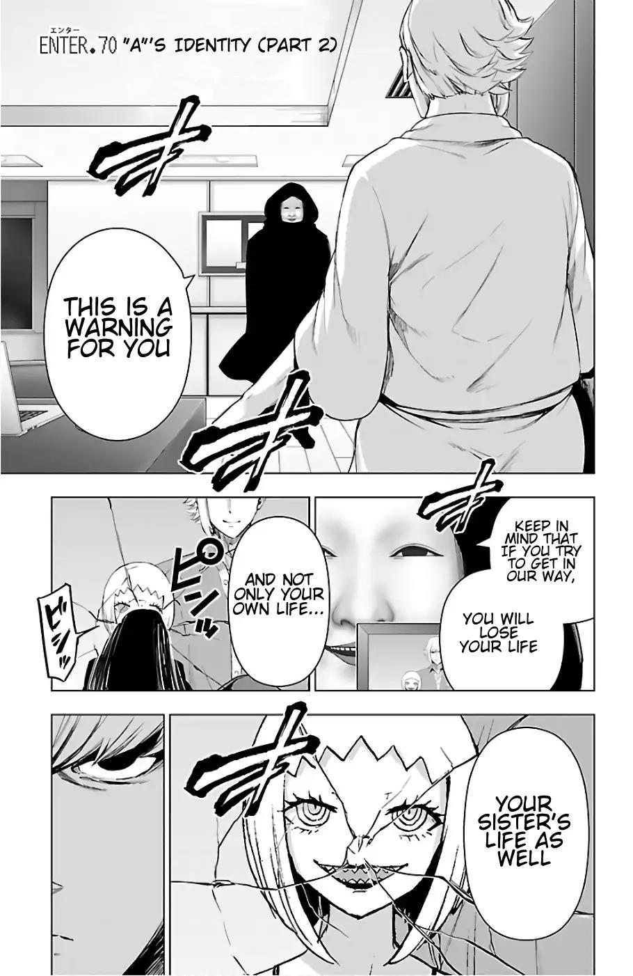 Mahou Shoujo Site Chapter 70 page 1 - Chapter 70: A's Identity (Part 2)