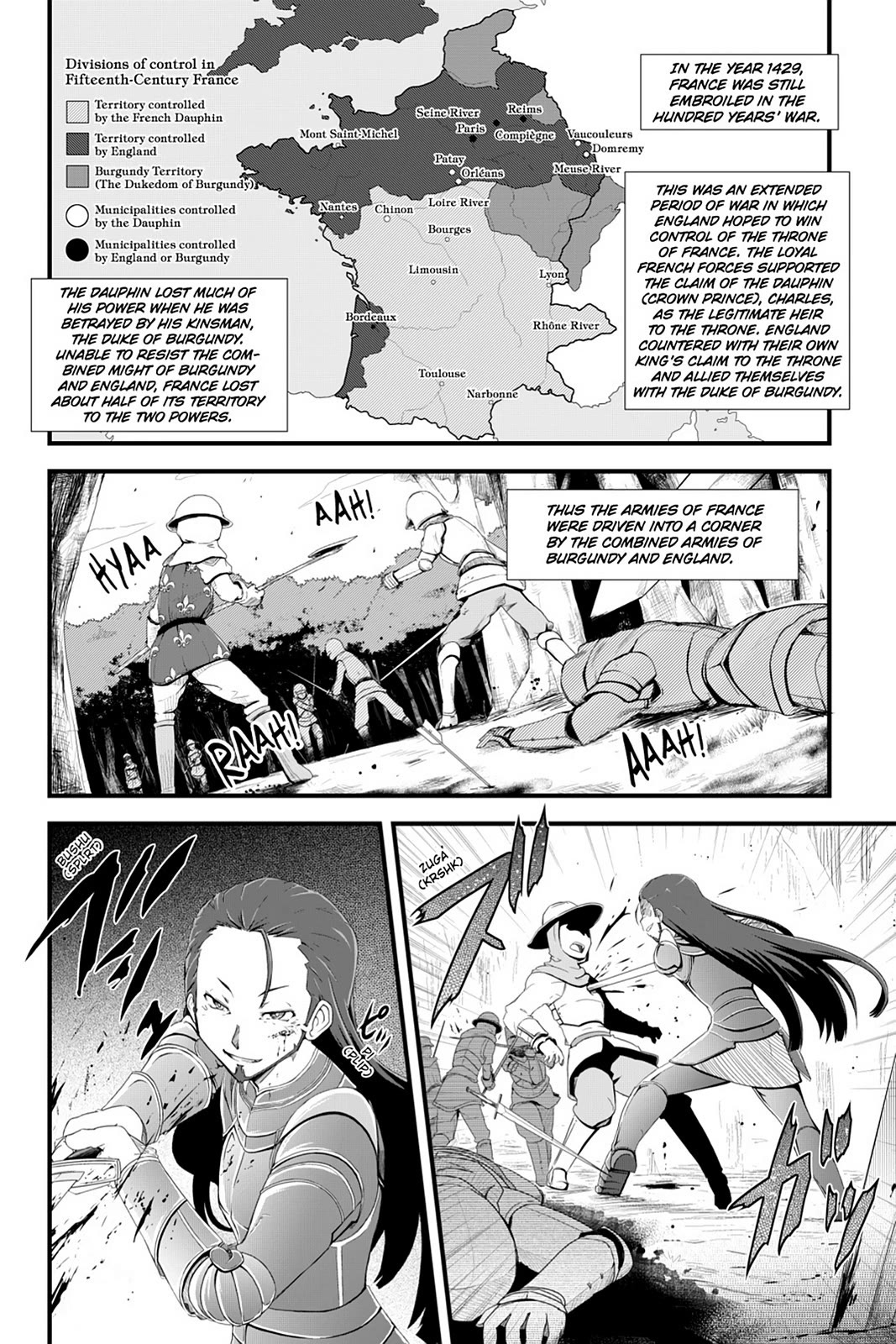 Mahou Shoujo Tart Magica: The Legend of "Jeanne d'Arc" Chapter 1 page 9 - Chapter 1
