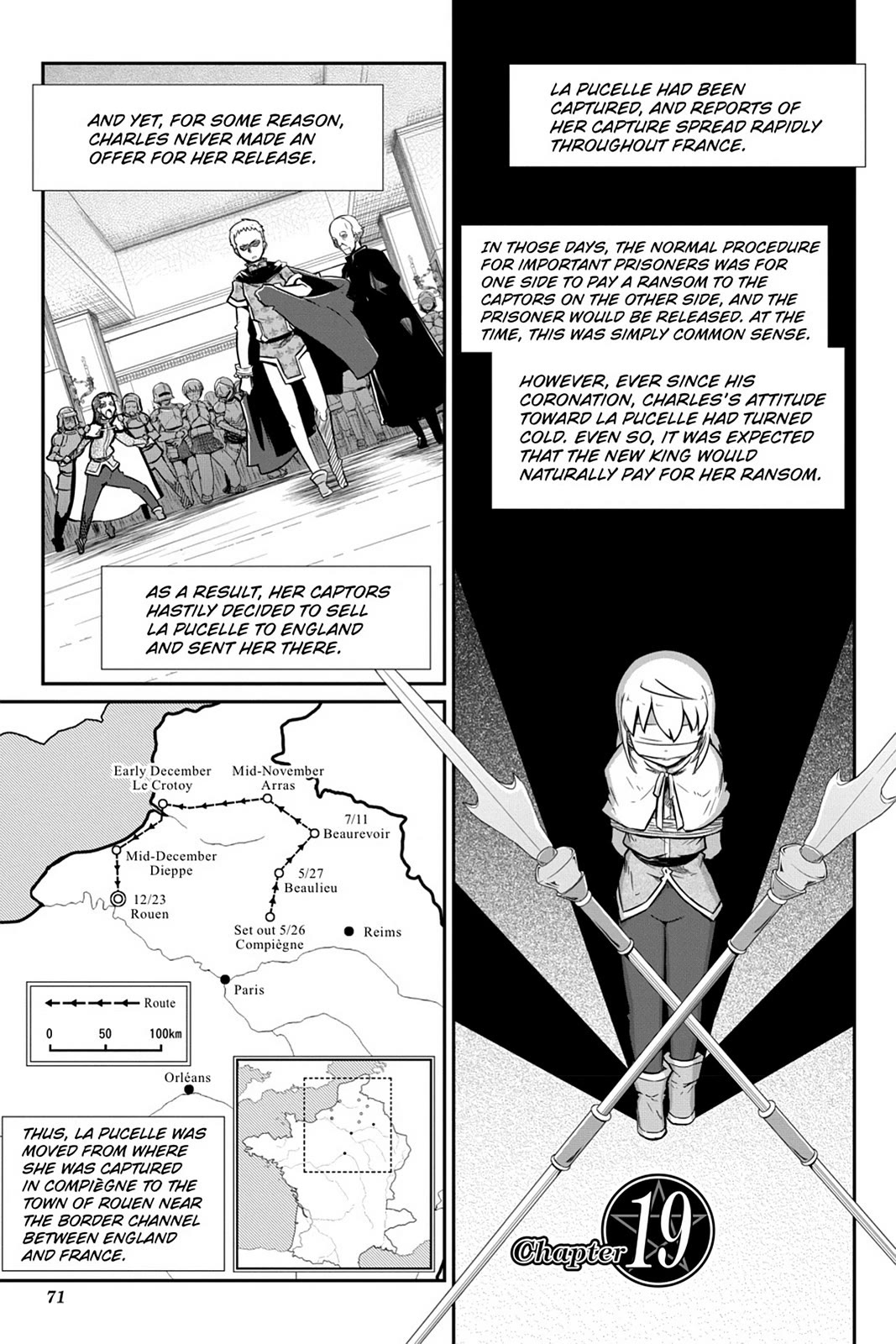 Mahou Shoujo Tart Magica: The Legend of "Jeanne d'Arc" Chapter 19 page 1 - Chapter 19