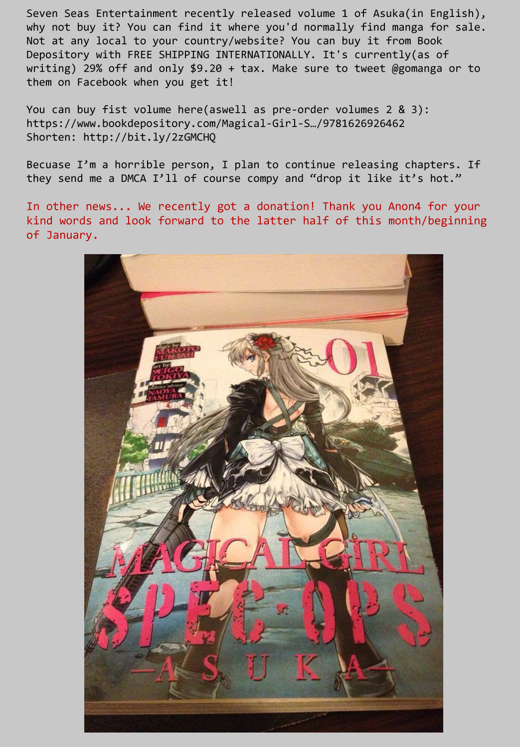 Mahou Shoujo Tokushuusen Asuka Chapter 13 page 3 - Chapter 13