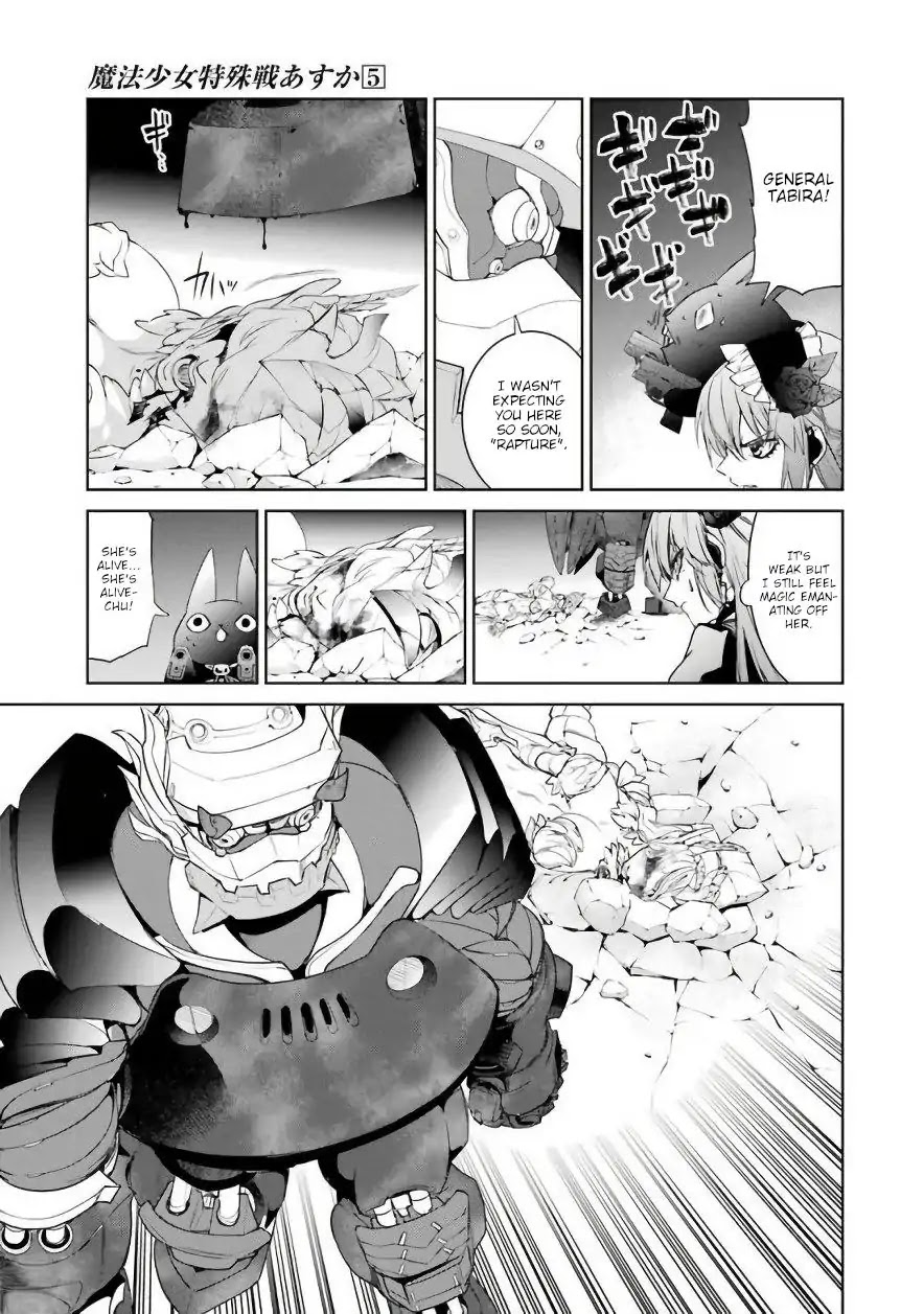 Mahou Shoujo Tokushuusen Asuka Chapter 21 page 13 - Chapter 21: Fight for Life Part 6