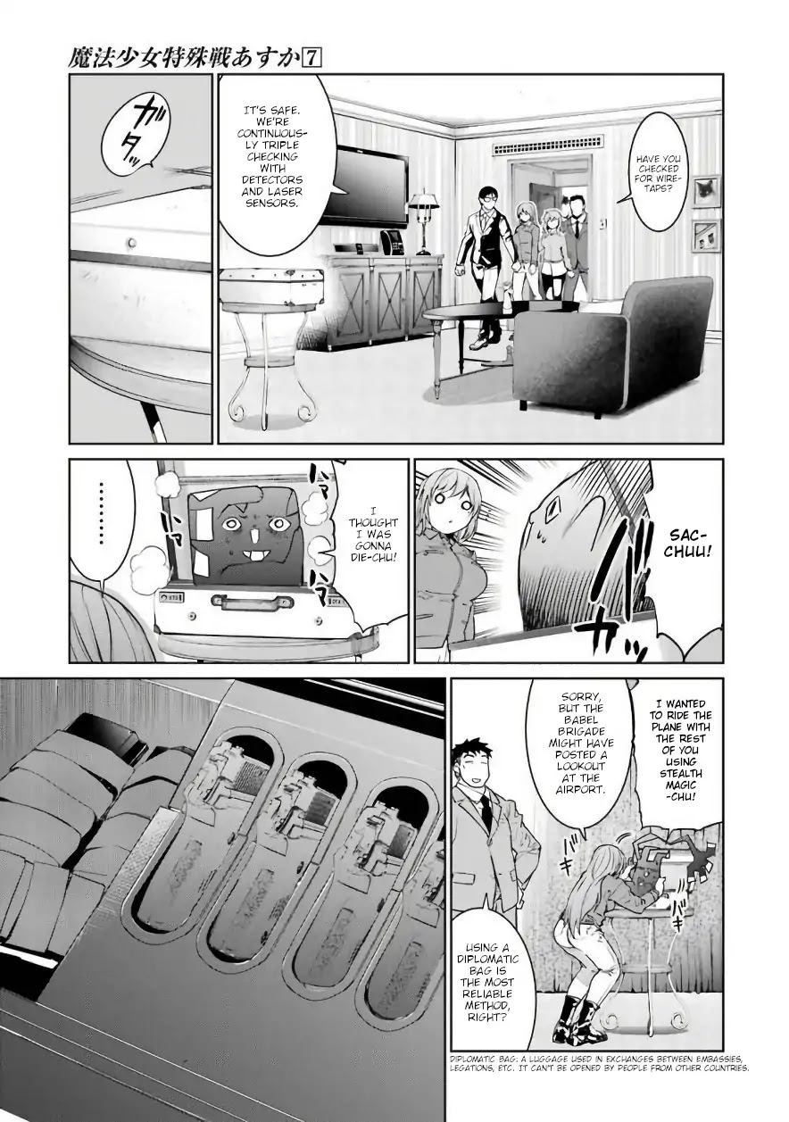 Mahou Shoujo Tokushuusen Asuka Chapter 27 page 14 - Chapter 27: Broken Arrow