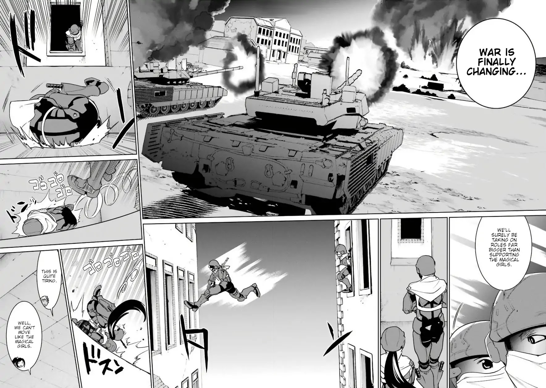 Mahou Shoujo Tokushuusen Asuka Chapter 30 page 9 - Chapter 30: Steel Storm
