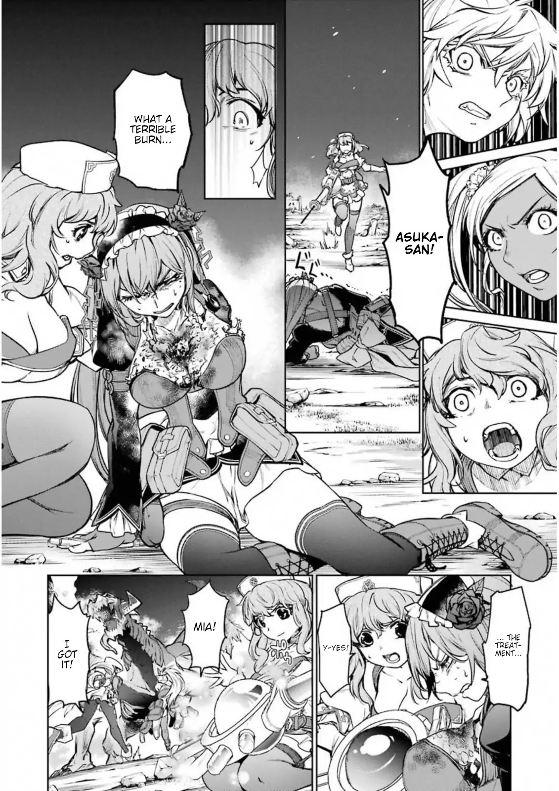 Mahou Shoujo Tokushuusen Asuka Chapter 34 page 11 - Chapter 34: Dragon Slayer Part 2