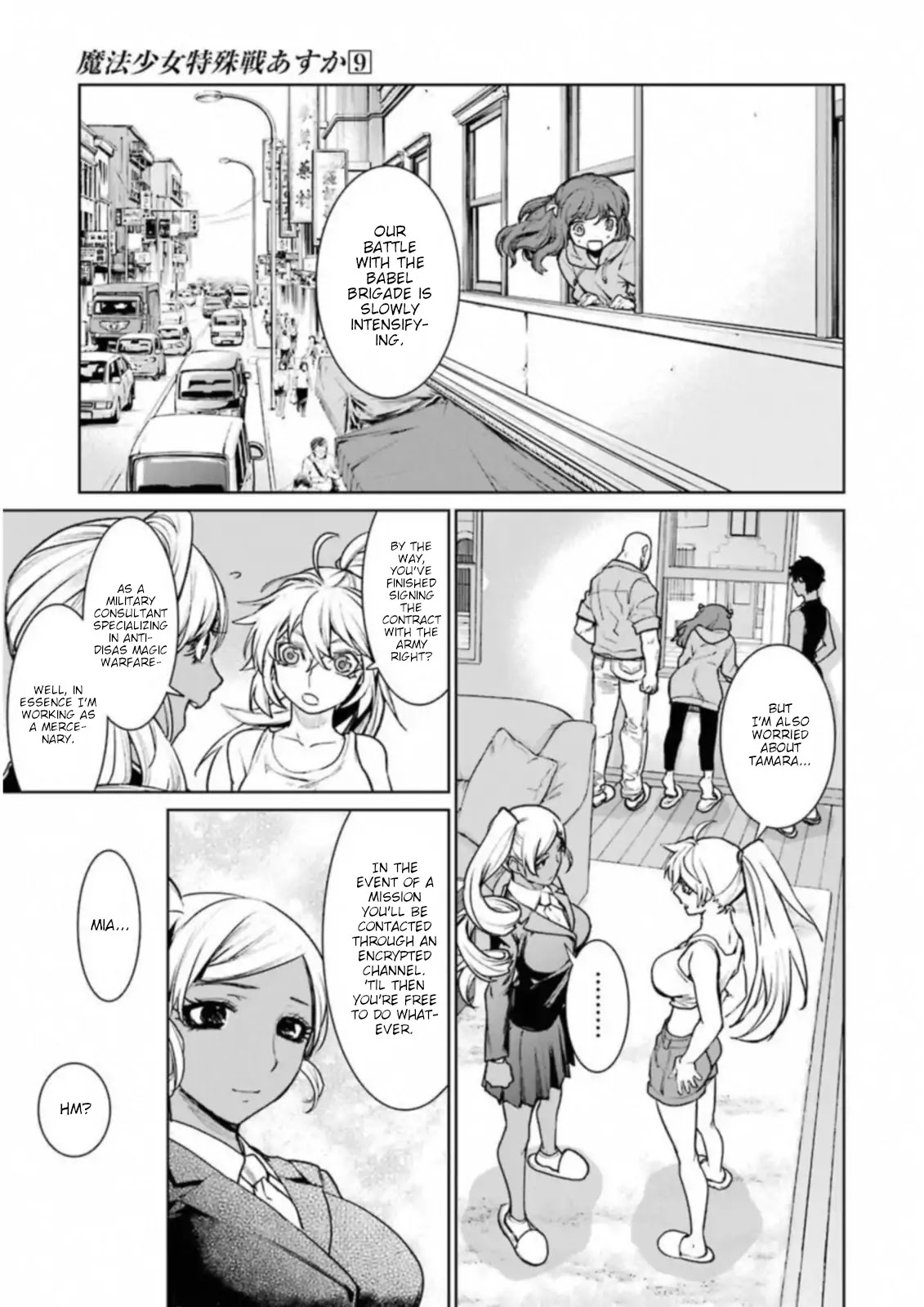 Mahou Shoujo Tokushuusen Asuka Chapter 35 page 10 - Chapter 35: Shock and Awe