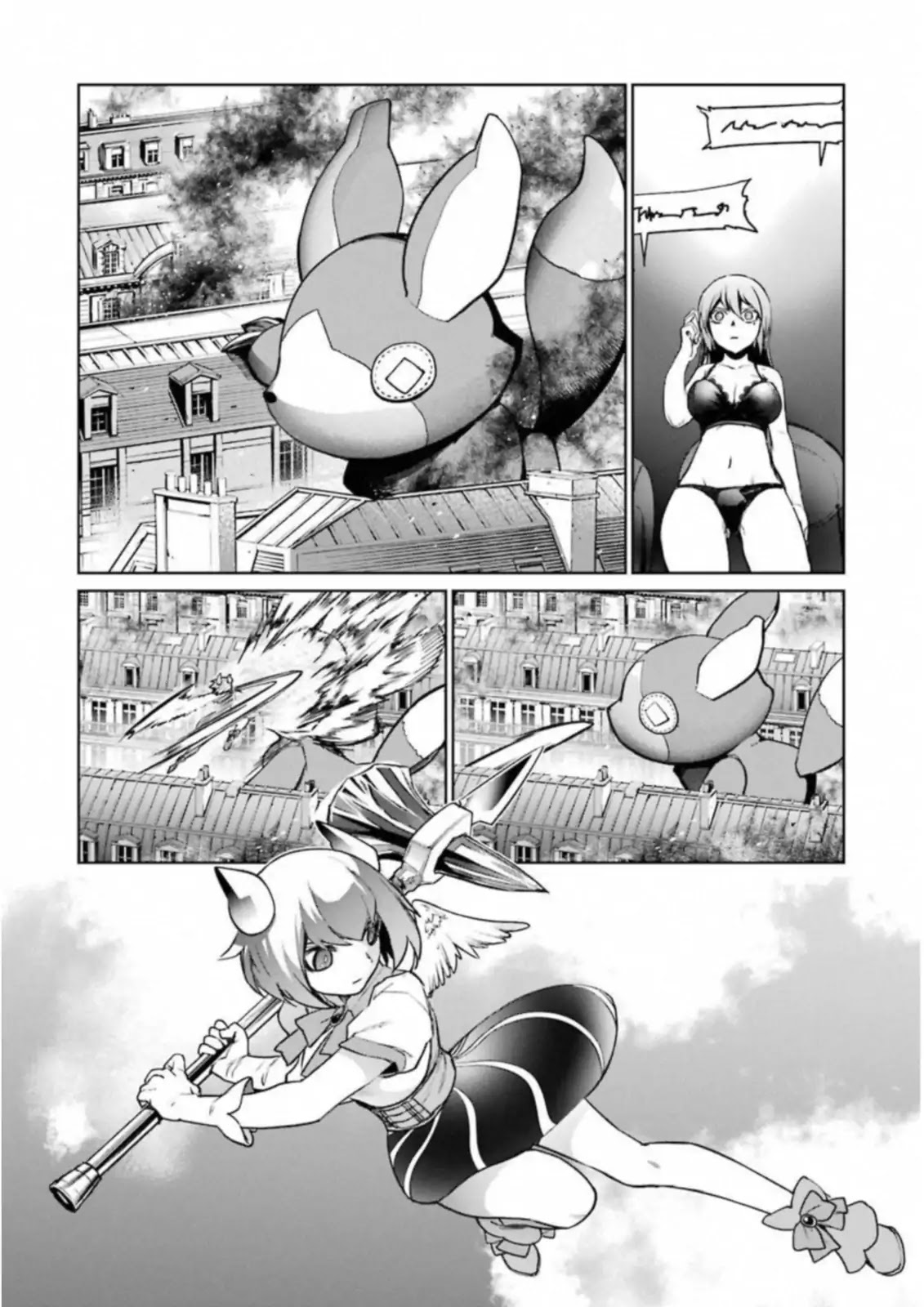 Mahou Shoujo Tokushuusen Asuka Chapter 35 page 13 - Chapter 35: Shock and Awe