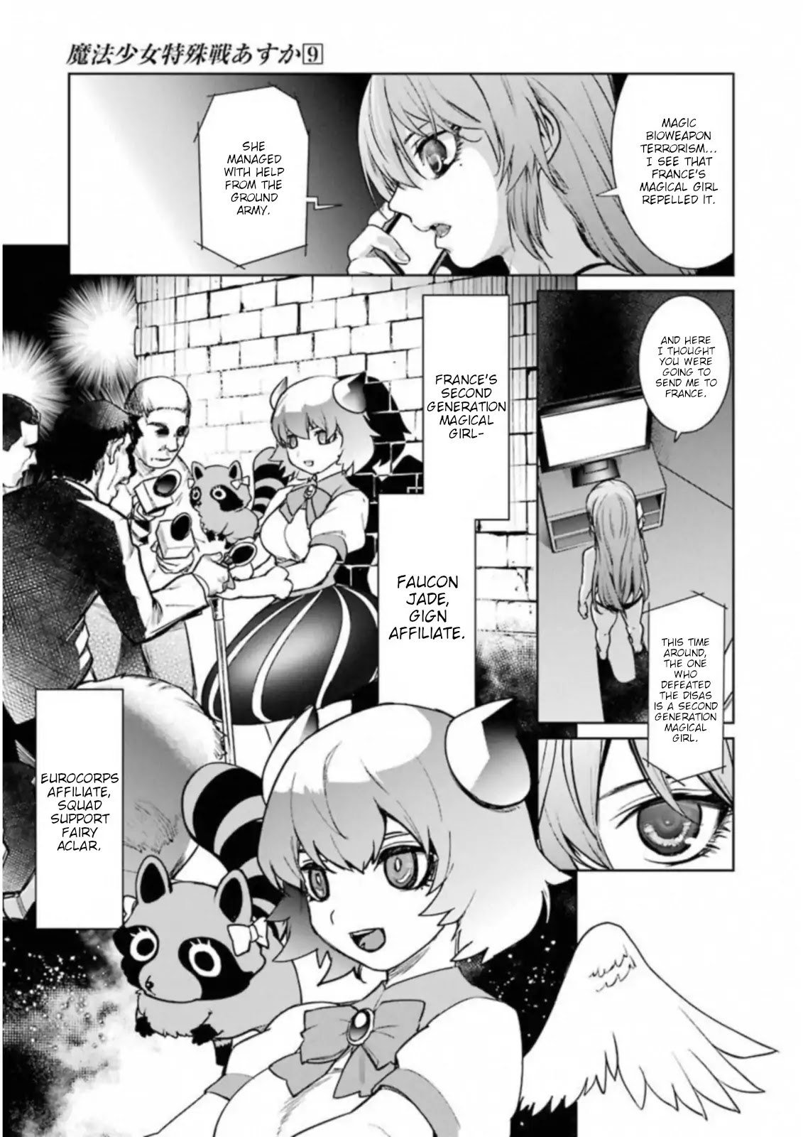 Mahou Shoujo Tokushuusen Asuka Chapter 35 page 14 - Chapter 35: Shock and Awe