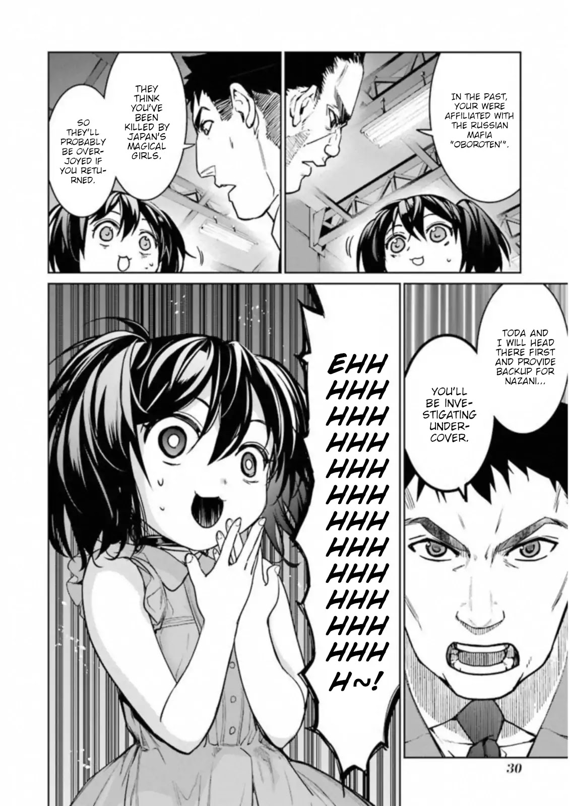 Mahou Shoujo Tokushuusen Asuka Chapter 35 page 31 - Chapter 35: Shock and Awe