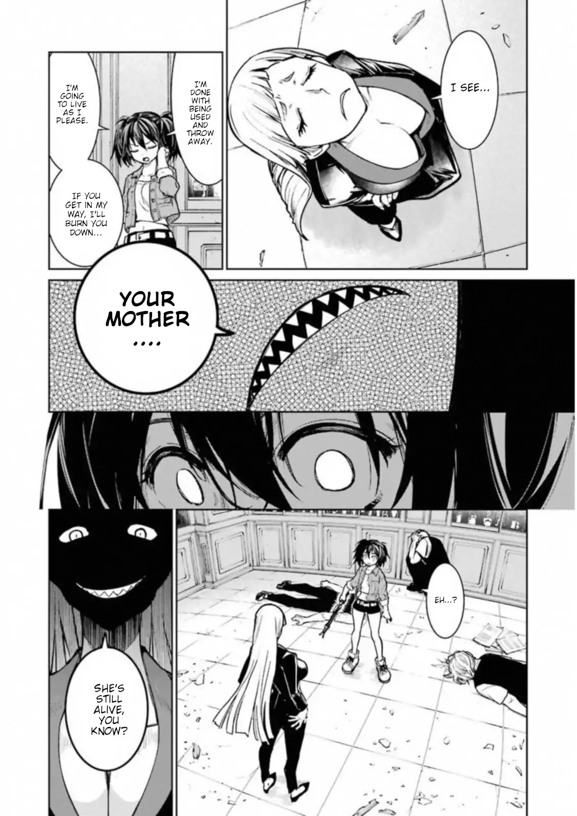 Mahou Shoujo Tokushuusen Asuka Chapter 36 page 14 - Chapter 36: Deep Diver