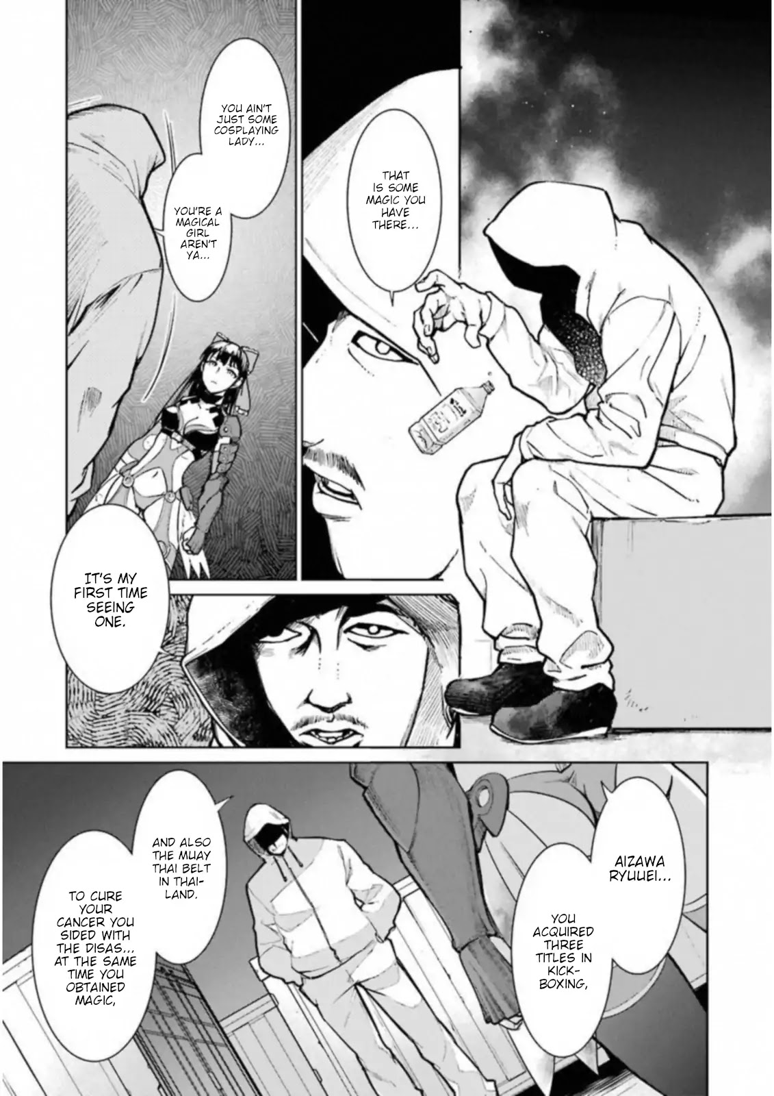 Mahou Shoujo Tokushuusen Asuka Chapter 38.1 page 11 - Chapter 38.1: Black Belt