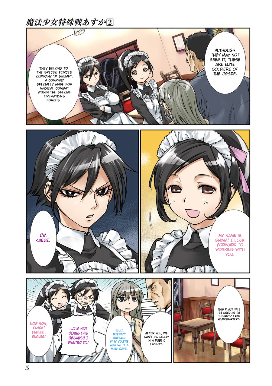 Mahou Shoujo Tokushuusen Asuka Chapter 4 page 8 - Chapter 4