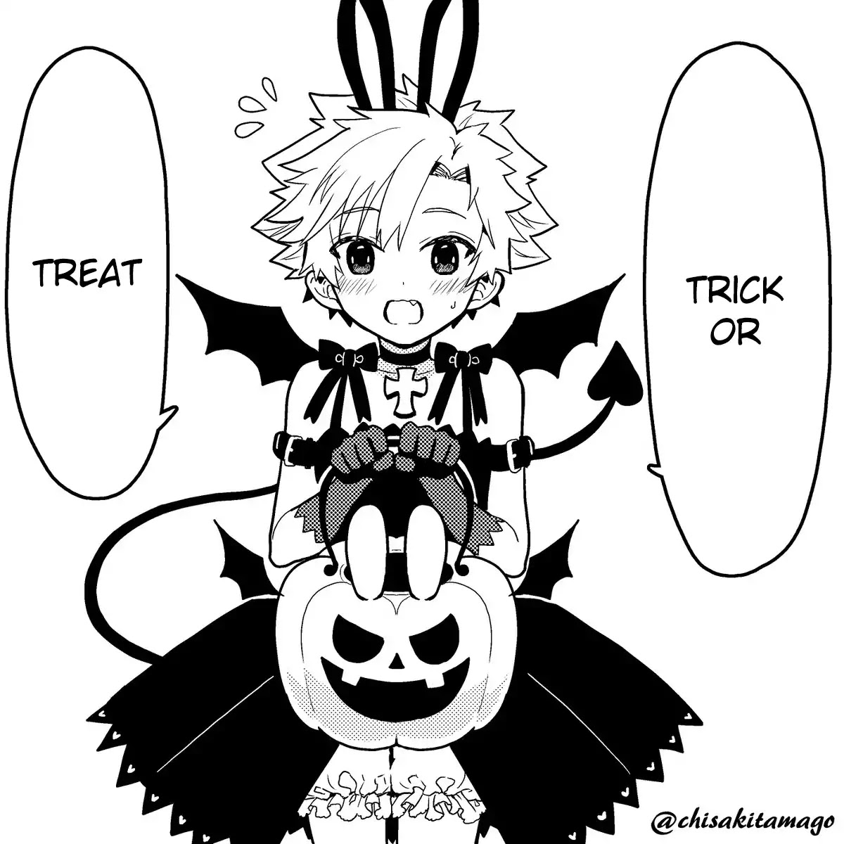 Mahou Shounen Natsuki x Loveits Chapter 2.5 page 1 - Vol.1 Halloween Extra