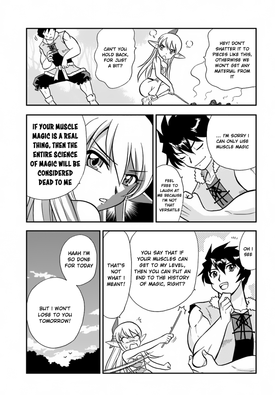 Mahou? Sonna Koto yori Kinniku da! Chapter 4 page 10 - Chapter 4
