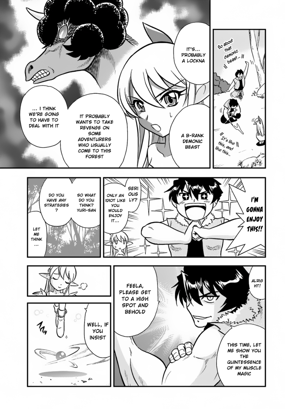 Mahou? Sonna Koto yori Kinniku da! Chapter 4 page 16 - Chapter 4