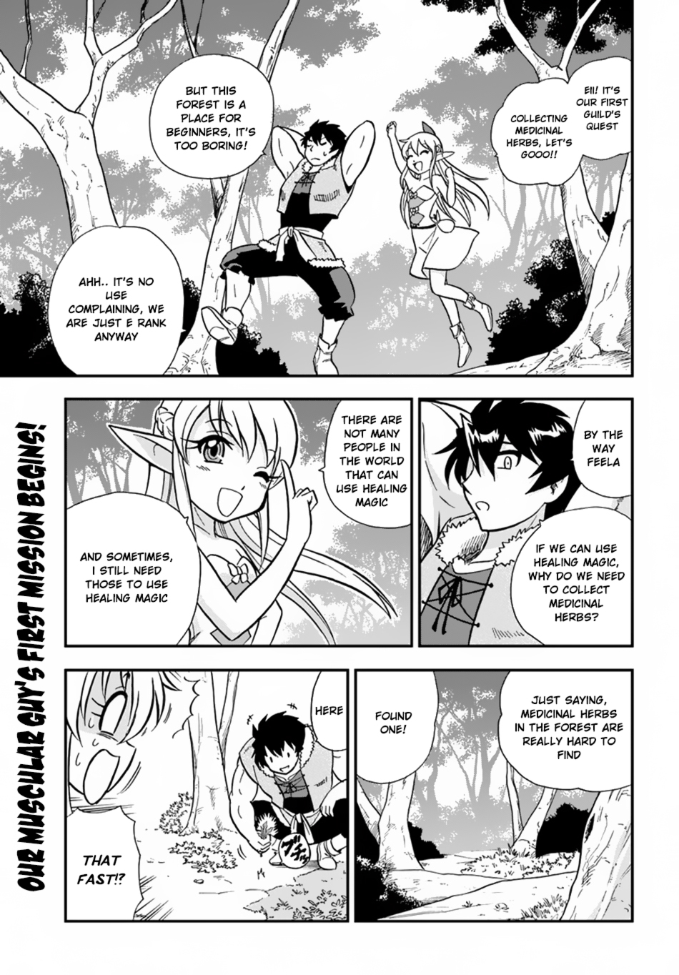 Mahou? Sonna Koto yori Kinniku da! Chapter 4 page 2 - Chapter 4