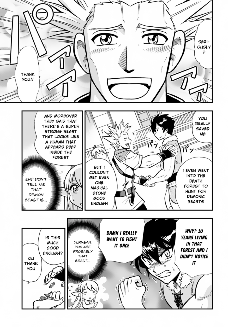 Mahou? Sonna Koto yori Kinniku da! Chapter 4 page 36 - Chapter 4