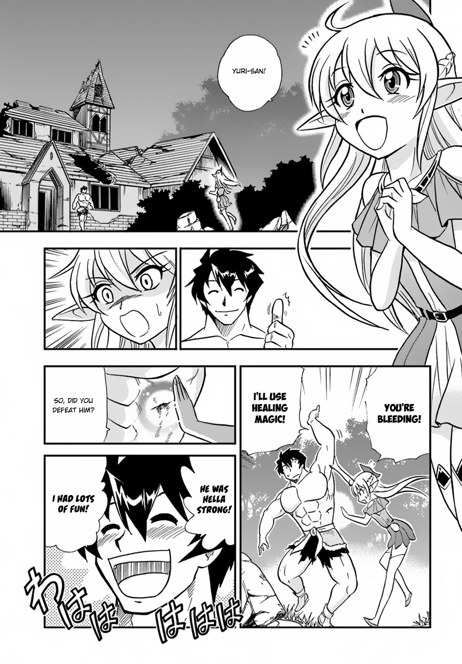 Mahou? Sonna Koto yori Kinniku da! Chapter 6 page 38 - Chapter 6: The Man Once Known As Great Reaper
