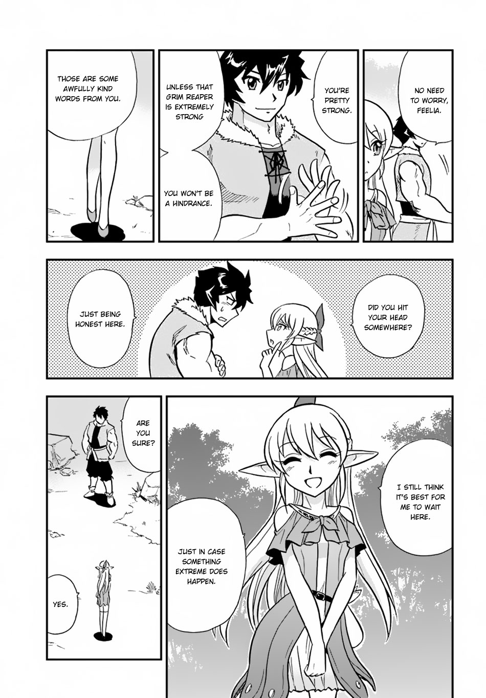 Mahou? Sonna Koto yori Kinniku da! Chapter 6 page 4 - Chapter 6: The Man Once Known As Great Reaper