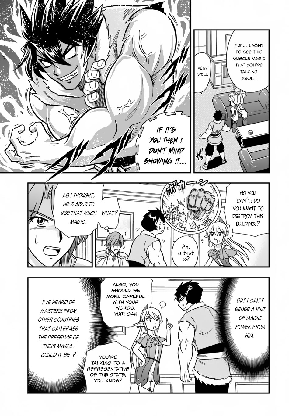 Mahou? Sonna Koto yori Kinniku da! Chapter 7 page 8 - Chapter 7