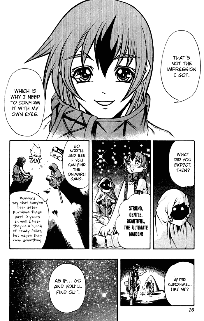 Mahou Tsukai Kurohime Chapter 1 page 15 - Chapter 1: The Captured Himeko
