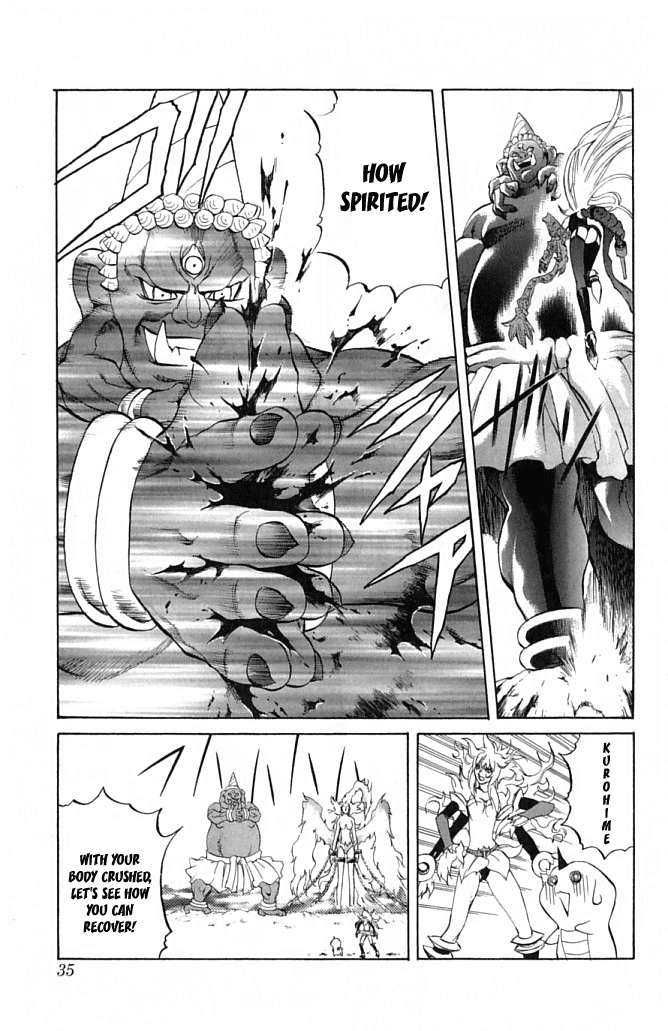 Mahou Tsukai Kurohime Chapter 20 page 34 - Chapter 20: Princess Yamato (Part 2)