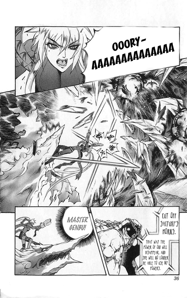 Mahou Tsukai Kurohime Chapter 24 page 35 - Chapter 24: Genbu