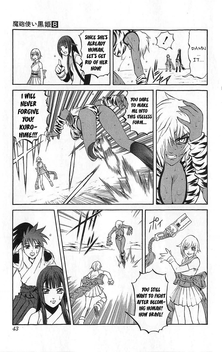 Mahou Tsukai Kurohime Chapter 24 page 42 - Chapter 24: Genbu