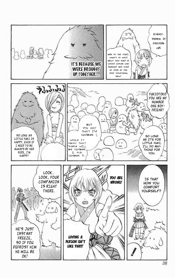 Mahou Tsukai Kurohime Chapter 28 page 34 - Chapter 28: Yukionna