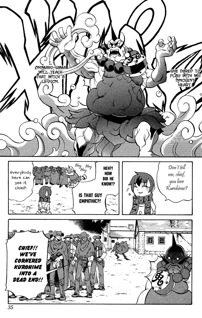 Mahou Tsukai Kurohime Chapter 3.1 page 32 - Chapter 3.1: Magic Cannon User