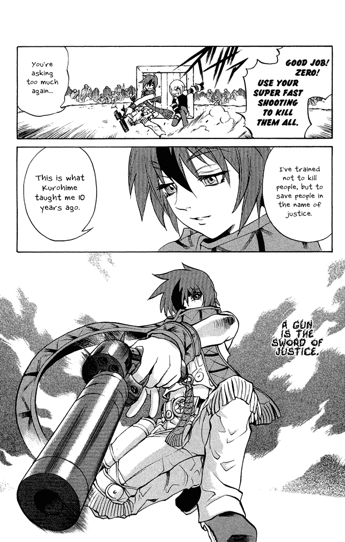 Mahou Tsukai Kurohime Chapter 3.1 page 39 - Chapter 3.1: Magic Cannon User