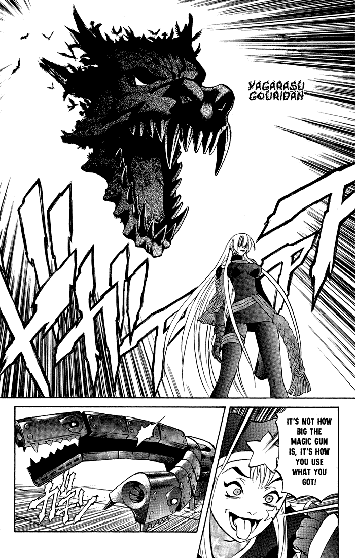 Mahou Tsukai Kurohime Chapter 3.2 page 34 - Chapter 3.2: Magic Cannon Bullet