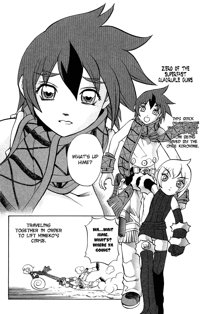 Mahou Tsukai Kurohime Chapter 3.2 page 4 - Chapter 3.2: Magic Cannon Bullet