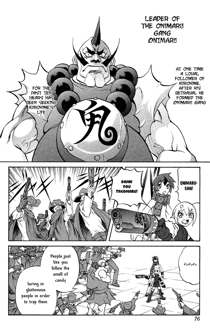 Mahou Tsukai Kurohime Chapter 3.2 page 8 - Chapter 3.2: Magic Cannon Bullet