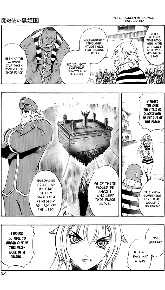 Mahou Tsukai Kurohime Chapter 42 page 32 - Chapter 42: Zero ~ The Prison Castle